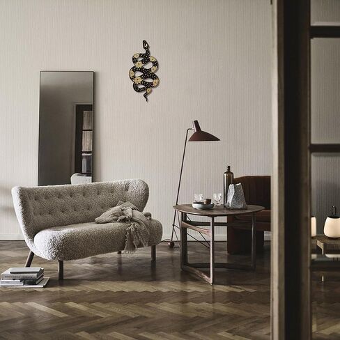 ديكور ثعبان خشبي، ديكور جدار غرفة ترابي، أسود بوهو ويتشي، ديكور ثعبان خشبي لطيف، ديكور مكتب قوطي ساحر، ديكور مذبح، إطار جداري معلق، فن جداري قوطي لغرفة النوم وغرفة المعيشة والمطبخ in Kuwait