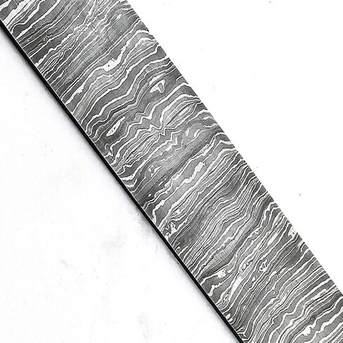 DAM-8686 Handmade Damascus Steel Bar Custom Steel Billet Blank Blade 12" x 2" x 5mm in Saudi Arabia