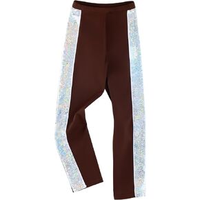 HH Family Flip Sequin Cotton Leggings for Girls Sparkle Pants 4-14 Years