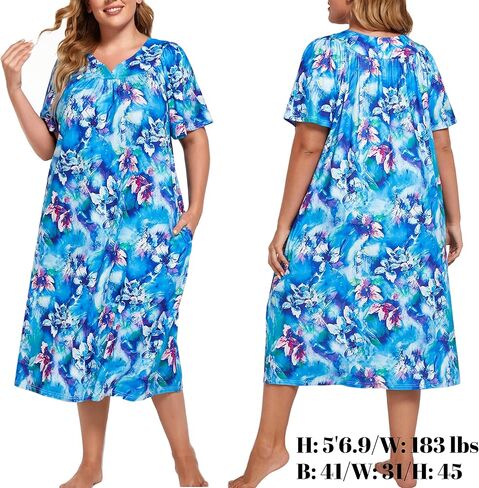 Ekouaer Women's House Dress with Pockets in Kuwait