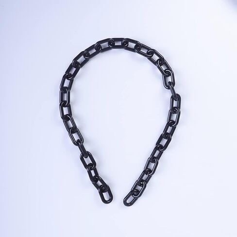 Long Acrylic Chunky Necklace for Women Cute Link Paperclip Chain Collar Necklace for Women Gifts in Kuwait