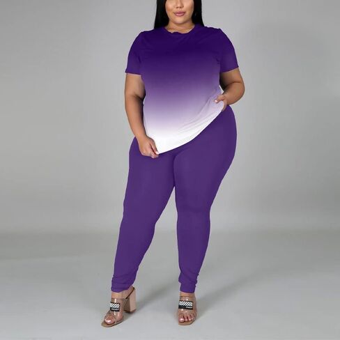 PINSV Plus Size Outfits For Women 2 Piece Sets 1x-5x in Kuwait