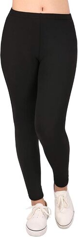 HDE Girl's Leggings Holiday Stretchy Full Ankle Length Stripe and Black Tights Rainbow Stripes in Kuwait