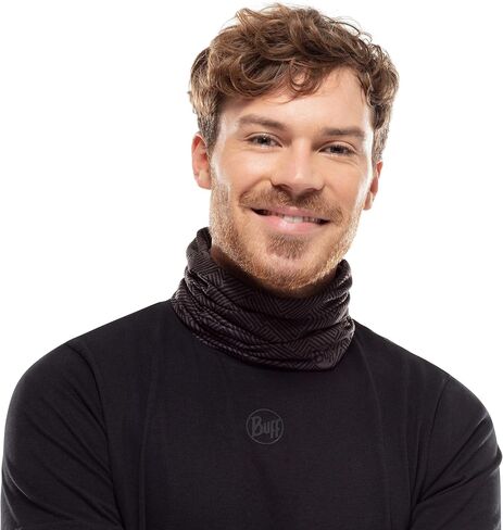 BUFF قناع الرقبة الأصلي EcoStretch للبالغين، عصابة رأس وتدفئة للرقبة في الشتاء، قناع تزلج، يمكن ارتداؤه أكثر من 12 طريقة، ألوان ثابتة، مقاس واحد in Kuwait