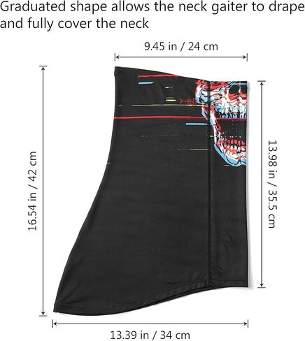 BASSDASH Neck Gaiter Mask UPF 50 Sun Protection for Men & Women, Fishing, Hiking, Outdoor in Saudi Arabia