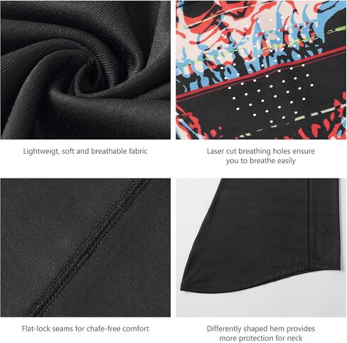 BASSDASH Neck Gaiter Mask UPF 50 Sun Protection for Men & Women, Fishing, Hiking, Outdoor in Saudi Arabia