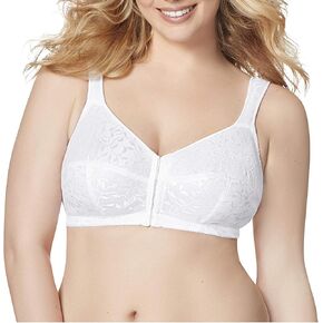 Just My Size Women's Easy On Front Close Wirefree Bra MJ1107