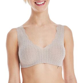 Hanes Women's Wireless Seamless Ultra-Light Full-Coverage T-Shirt Bra with Moisture Wicking
