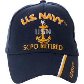 Artisan Owl Officially Licensed US Navy Retired Baseball Cap - Multiple Ranks!