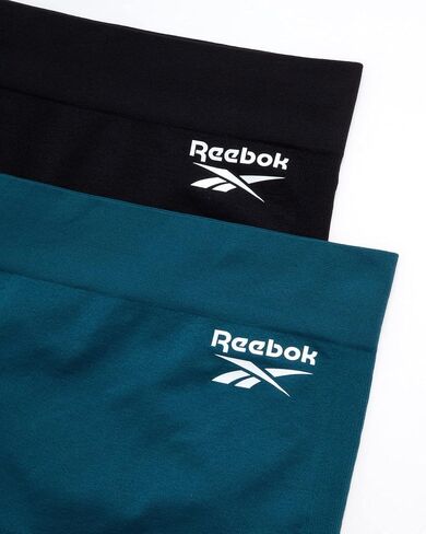 ملابس داخلية نسائية من Reebok - شورت قصير بدون خياطة متوسط ​​الطول (عبوتان) in Kuwait