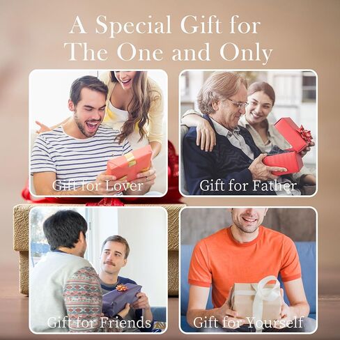 Speroto Mens Bracelet leather and Steel, Handmade Double Row Braided Magnetic Leather Bracelets with Chain Gifts for Men in Kuwait