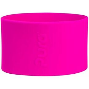 Pura Kiki Bottle Short Silicone Sleeves - Plastic-Free, Medical Grade, NonToxic, MadeSafe Certified | Adds Grip, Non-Slip, Removable | Provides Insulation for Hot & Cold Liquids | Aqua/Blue in Kuwait