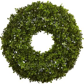 Nearly Natural 22in. Artificial Boxwood Wreath in Saudi Arabia