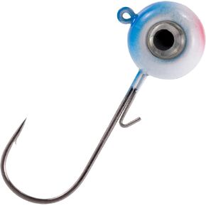 Dr.Fish 10 Pack 3D Eye Fishing Jig Heads Freshwater Fishing Jigs for Bass Walleye Crappie Round Ball Jig Heads Swimbait Jigs Trout