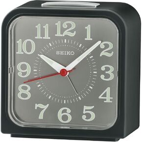 Seiko QHK023S Bell Alarm Clock with Snooze & Light-Silver, 13.2 x 13.2 x 7.3 cm in Kuwait