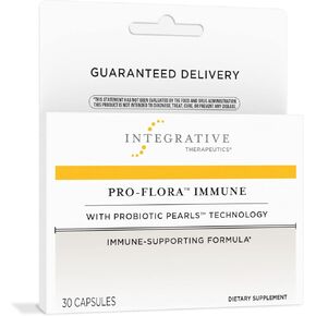 علاجات تكاملية - مناعة Pro-Flora مع تقنية التسليم الحقيقية - دعم الجهاز المناعي باستخدام اللاكتوفيرين * - جرعة يومية واحدة - ثابت على الرف - ينجو من حمض المعدة - 30 عددًا in Kuwait