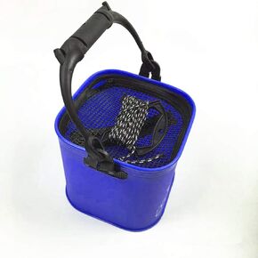 Toasis Live Fishing Bait Bucket 11L 2.9Gal EVA Fish Bucket (Olive) in Saudi Arabia