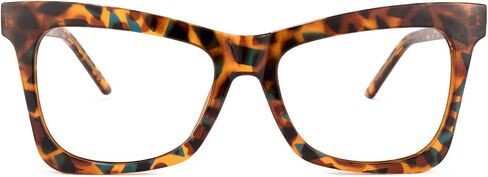 Zeelool Stylish TR90 Oversized Butterfly Blue Light Blocking Glasses for Women Yaritza OT006813 in Saudi Arabia