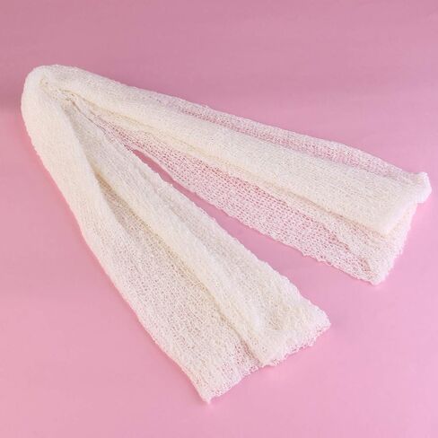 تنكسكي، لفة بتموجات طويلة، DIY طفل حديث الولادة صورة ملفوفة - دعامة التصوير الفوتوغرافي (لون أبيض فاتح) in Kuwait