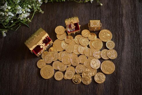 عملات الوحدة المعدنية لحفلات الزفاف المطلية بالفضة من NHE مع علبة عرض مزخرفة، وصندوق كنز، وطبق فضي، وتذكارات حفل أراس الكلاسيكية، ومجموعة هدايا تأكيد جميلة (سان بينيتو) in Saudi Arabia