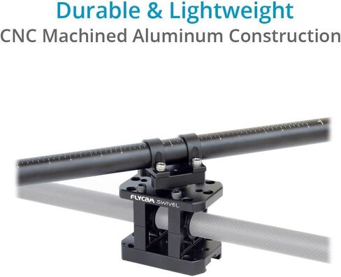 فلاي كام لوحة محول رونين دوارة لجهاز رونين جيمبالز وكامتري فليكسي ريج | ملحق للصيد 360 درجة والتتبع والقيادة، لدي جيه اي رونين/رونين ام/رونين ام اكس الافضل للتصوير بدون تعب (SW-015-00) in Kuwait