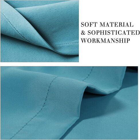 Turquoize Blackout French Door Curtains Tricia Window Door Curtains Thermal Insulated Door Curtain Panel 26W x 68L Privacy Door Shade Tricia Curtain for Door Window Curtains - 1 Panel, Grey in Kuwait