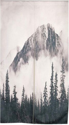 MYRU National Parks Japanese Noren Curtain Mountain Doorway Curtain Tapestry (33 by 59 Inch,Mountain) in Saudi Arabia