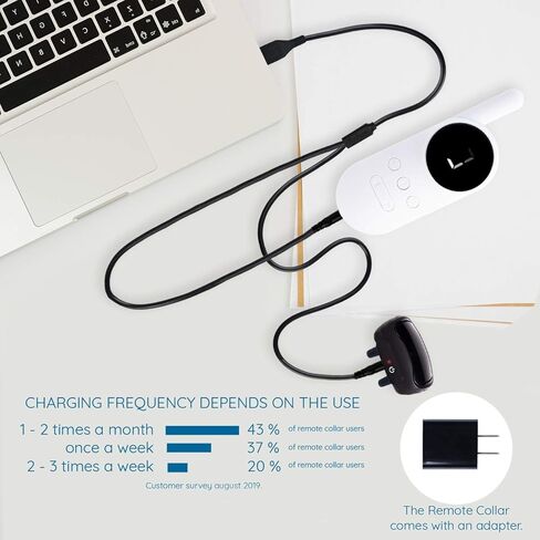 GoodBoy Mini No Shock Remote Collar for Dogs with Beep and Vibration Modes for Pet Behaviour Training - Waterproof & 1000 Feet Range - Suitable for Small to Medium Dogs (5-15 lbs) in Kuwait