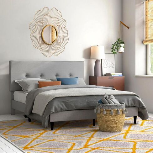 اديكو مراة حائط معلقة فاخرة عصرية من المعدن بتصميم زهرة عتيقة مقاس 22.4 انش، ديكور حائط مزخرف لغرفة المعيشة وغرفة النوم والحمام والمدخل in Kuwait