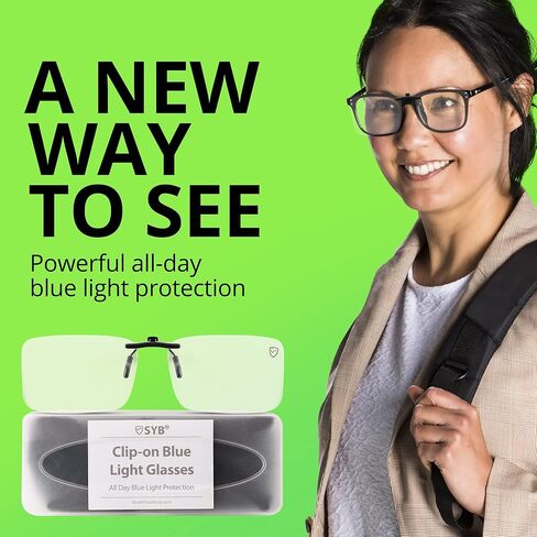 قم بحماية جسمك من نظارات حجب الضوء الأزرق، نظارات الضوء الأزرق للبالغين والمراهقين، نظارات كمبيوتر مضادة لإجهاد العين/الأشعة فوق البنفسجية/الوهج مع مجموعة كاملة، للعمل والألعاب والقراءة، بدون وصفة طبية in Kuwait