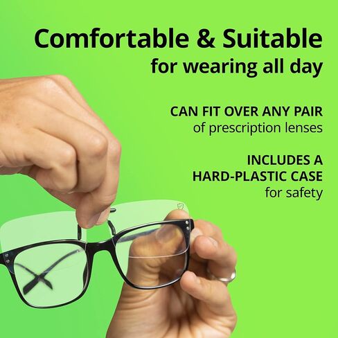 قم بحماية جسمك من نظارات حجب الضوء الأزرق، نظارات الضوء الأزرق للبالغين والمراهقين، نظارات كمبيوتر مضادة لإجهاد العين/الأشعة فوق البنفسجية/الوهج مع مجموعة كاملة، للعمل والألعاب والقراءة، بدون وصفة طبية in Kuwait