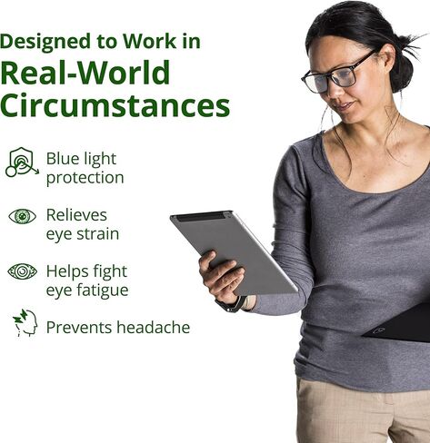 قم بحماية جسمك من نظارات حجب الضوء الأزرق، نظارات الضوء الأزرق للبالغين والمراهقين، نظارات كمبيوتر مضادة لإجهاد العين/الأشعة فوق البنفسجية/الوهج مع مجموعة كاملة، للعمل والألعاب والقراءة، بدون وصفة طبية in Kuwait