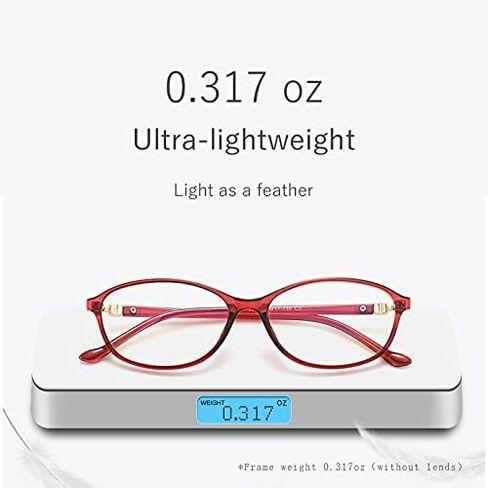 UniVison نظارات قراءة خفيفة الوزن للنساء والرجال TR90 إطار أزرق حجب الضوء لقارئات الكمبيوتر رقم 8212 in Kuwait