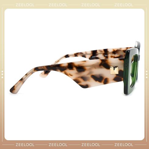 Zeelool Oversized Rectangle Blue Light Blocking Glasses for Women ZJGA166722 in Kuwait