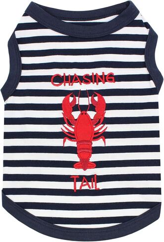 Parisian Pet Lobster Tee Dog Clothes Tee T-Shirt, M in Saudi Arabia