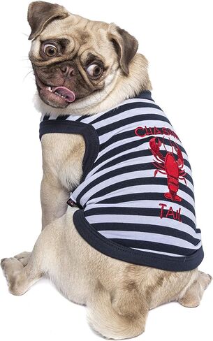 Parisian Pet Lobster Tee Dog Clothes Tee T-Shirt, M in Saudi Arabia