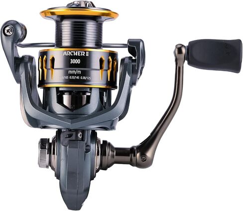 بكرات SeaKnight Archer II الدوارة، 8+1 BB محمية، نسبة تروس عالية 5.2:1/4.9:1، بكرة ألومنيوم CNC كبيرة بمقبض PVC ناعم وقوي للمياه العذبة بكرة صيد دوارة in Kuwait