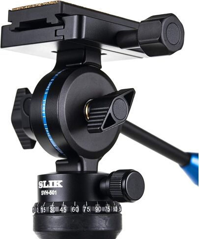 Slik PRO 700SVH Aluminum Tripod with SVH-501 Compact Fluid Video Head in Kuwait