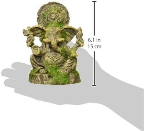 Blue Ribbon 006159 Exotic Environments Ganesha Statue with Moss in Saudi Arabia