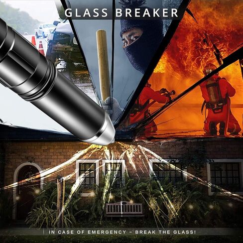 Tactical Pen, Gift for Father,Gadgets for Men, Multitool with LED Flashlight for Women, Cool & Unique Birthday Christmas Gifts Ideas for Him Husband Dad Grandpa with Black Gift Box in Kuwait