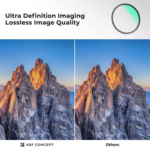 K&F CONCEPT 58mm MCUV Lens Protection Filter High Definition Optical Glass | 28 Multi-Layer Coatings Waterproof Scratch-Resistant Ultra Slim UV Filter for Camera Lens (Nano-X Series) FV702 in Saudi Arabia