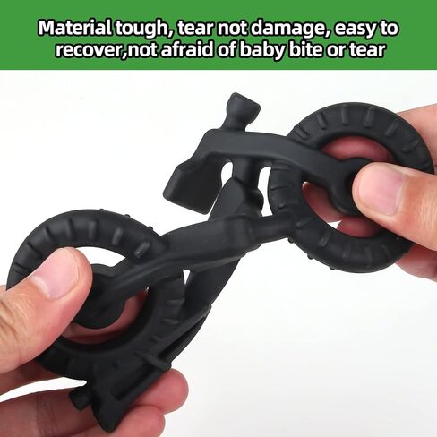 Baby Textured Silicone Teether Teething Relief Chew Toys Sensory Exploration for Newborn Over 3 Months Boy Girl BPA Free,Chuya Traffic Toy in Kuwait