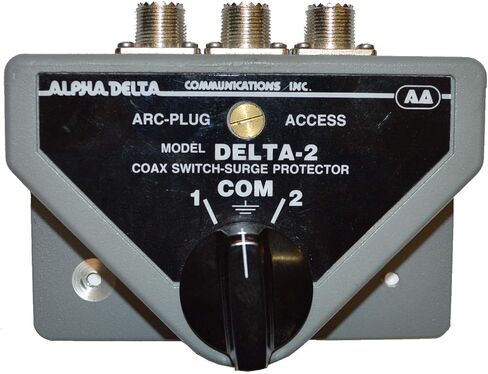 DELTA-2B Delta-2 Alpha Delta Original 2-Position Coax Switch, SO-239, 2KW - 500MHz in Saudi Arabia