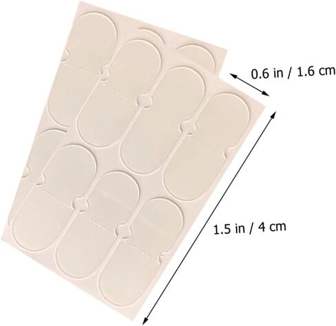 300 قطعة من ملصقات التصحيح الشفافة Earpopper Ear Sticks غير مرئية شريط للأذن دعم التصحيح أغطية الأذن الأبيض هلام السيليكا ملكة جمال غطاء للأذنين أقراط in Kuwait