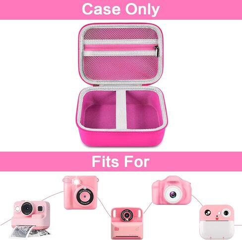 حقيبة طباعة فورية لكاميرا الأطفال متوافقة مع كاميرا وورق طباعة بدون حبر للأطفال، حامل كاميرا تعليم ألعاب الأطفال للصور، إكسسوارات سيلفي للكاميرا الرقمية لتخزين السفر - حقيبة فقط in Kuwait