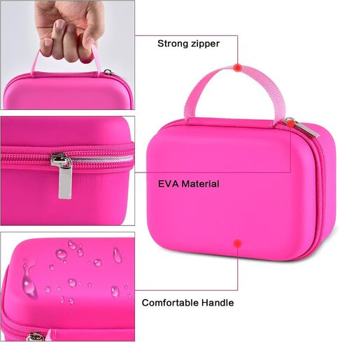 حقيبة طباعة فورية لكاميرا الأطفال متوافقة مع كاميرا وورق طباعة بدون حبر للأطفال، حامل كاميرا تعليم ألعاب الأطفال للصور، إكسسوارات سيلفي للكاميرا الرقمية لتخزين السفر - حقيبة فقط in Kuwait