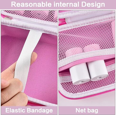 حقيبة طباعة فورية لكاميرا الأطفال متوافقة مع كاميرا وورق طباعة بدون حبر للأطفال، حامل كاميرا تعليم ألعاب الأطفال للصور، إكسسوارات سيلفي للكاميرا الرقمية لتخزين السفر - حقيبة فقط in Kuwait