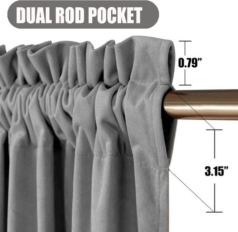 SOFJAGETQ Yellow Velvet Curtains 108 inch Long - Room Darkening Thick and Soft Rod Pocket Light Blocking Curtain, Luxury Drapes for Bedroom and Living Room, Set of 2 Window Curtain Panels in Saudi Arabia