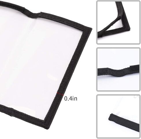 Deapeick 5pcs Fishing Biat Wraps with 10pcs Fishing Rod Hook Holder Durable Clear PVC Lure Covers Keeps Fishing Safe Easily See Lure Covers Fishing Hook Bait Storage 3 L+ 2M in Kuwait