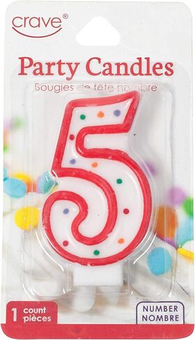 شموع عيد ميلاد منقطة من Jacent, 1-Pack in Kuwait